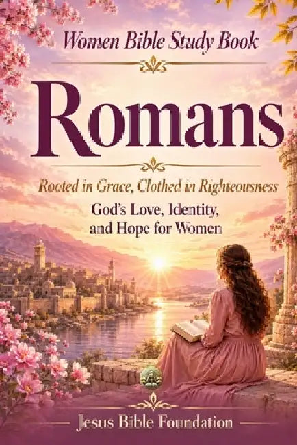 Women Bible Study Book Romans: Rooted in Grace, Clothed in Righteousness: God's Love, Identity, and Hope for Women by Jesus Bible Foundation