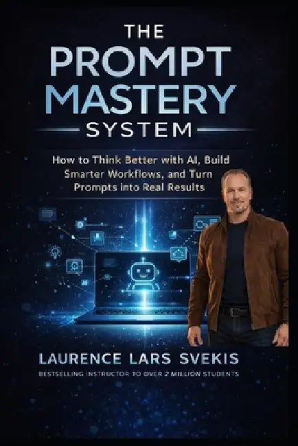 The Prompt Mastery System: How to Think Better With AI, Build Smarter Workflows, and Turn Prompts Into Real Results by Laurence Lars Svekis
