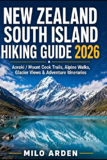New Zealand South Island Hiking Guide 2026: Aoraki / Mount Cook Trails, Alpine Walks, Glacier Views & Adventure Itineraries by Milo Arden