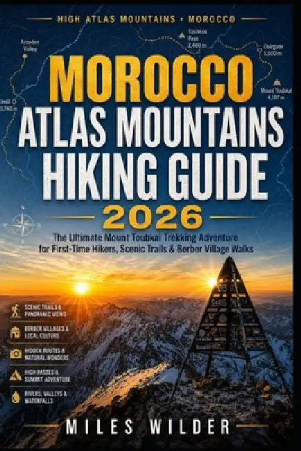 Morocco Atlas Mountains Hiking Guide 2026: The Ultimate Mount Toubkal Trekking Adventure for First-Time Hikers, Scenic Trails & Berber Village Walks by Miles Wilder