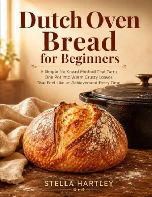 Dutch Oven Bread for Beginners: A Simple No Knead Method That Turns One Pot Into Warm Crusty Loaves That Feel Like an Achievement Every Time by Stella Hartley