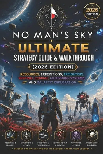 No Man's Sky Ultimate Strategy Guide & Walkthrough (2026 Edition): Resources, Expeditions, Freighters, Sentinel Combat, Autophage Systems, and Galacti by Dennis Vestal