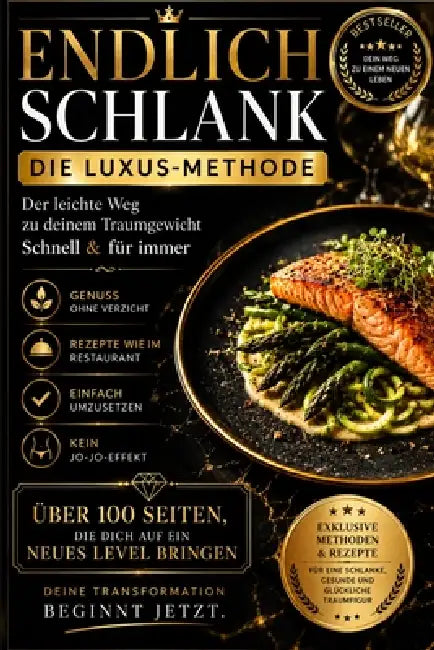 Endlich Schlank: Die Luxus-Methode für schnelles und dauerhaftes Abnehmen mit einfachen Rezepten wie im Restaurant by Elena Weiss