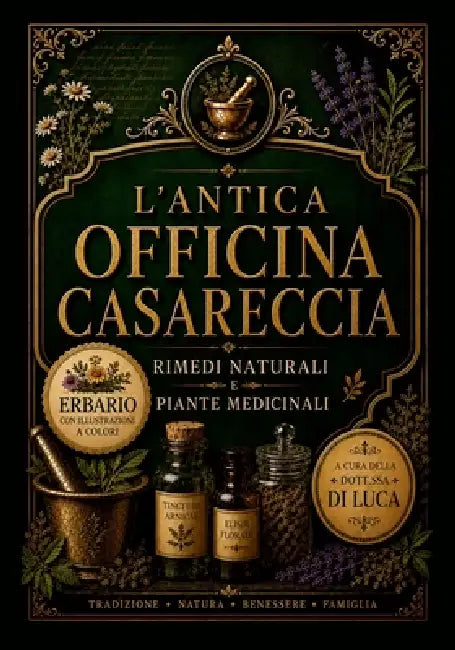L'Antica Officina Casareccia: Rimedi Naturali e Piante Medicinali: Guida all'erboristeria e alle erbe spontanee: segreti perduti e ricette per il bene by B. Di Luca