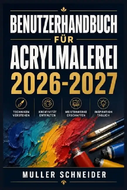 Benutzerhandbuch Für Acrylmalerei 2026-2027: Ein praxisnahes Schritt-für-Schritt System für schnelle Einrichtung und reibungslosen Betrieb by Muller Schneider