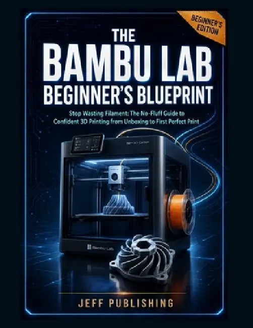 The Bambu Lab Beginner's Blueprint: Stop Wasting Filament: The No-Fluff Guide to Confident 3D Printing from Unboxing to First Perfect Print by Jeff Publishing