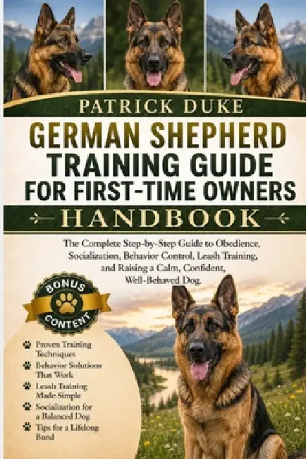 German Shepherd Training Guide for First-Time Owners: The Complete Step-by-Step Guide to Obedience, Socialization, Behavior Control, Leash Training, a by Patrick Duke