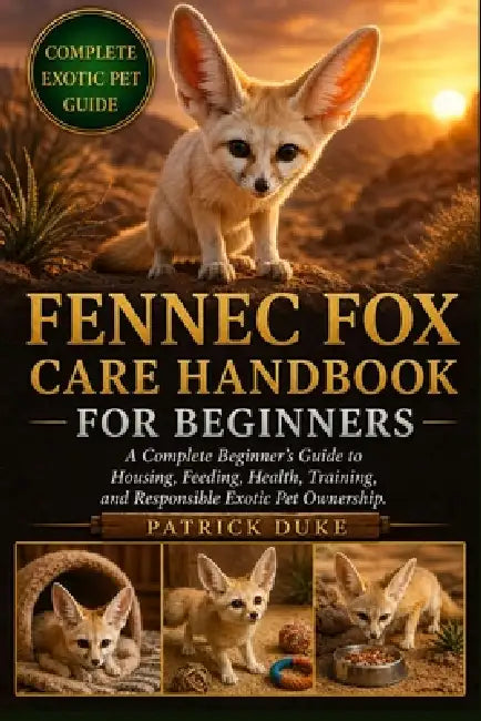 Fennec Fox Care Handbook for Beginners: A Complete Beginner's Guide to Housing, Feeding, Health, Training, and Responsible Exotic Pet Ownership. by Patrick Duke