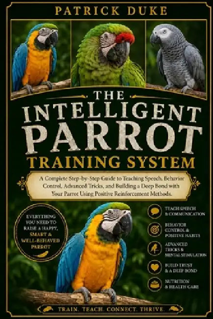 The Intelligent Parrot Training System: A Complete Step-by-Step Guide to Teaching Speech, Behavior Control, Advanced Tricks, and Building a Deep Bond by Patrick Duke