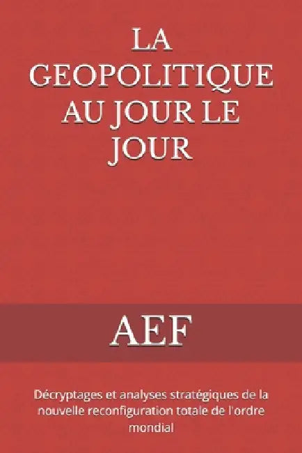 La Geopolitique Au Jour Le Jour: Décryptages et analyses stratégiques de la nouvelle reconfiguration totale de l'ordre mondial by Aef