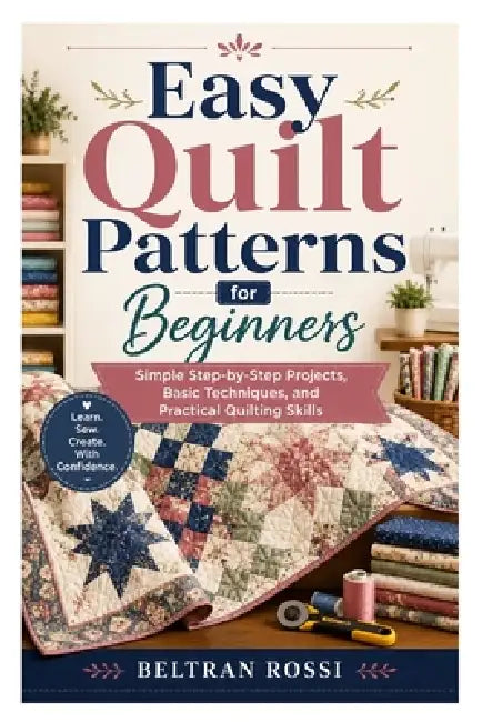 Easy Quilt Patterns for Beginners: Simple Step-by-Step Projects, Basic Techniques, and Practical Quilting Skills by Beltran Rossi