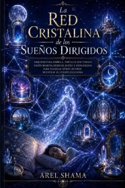 La Red Cristalina de Los Sueños Dirigidos: Arquitectura Onírica, Portales Nocturnos, Visión Remota Desde El Sueño Y Estrategias Para Navegar Otros Mun by Arel Shama