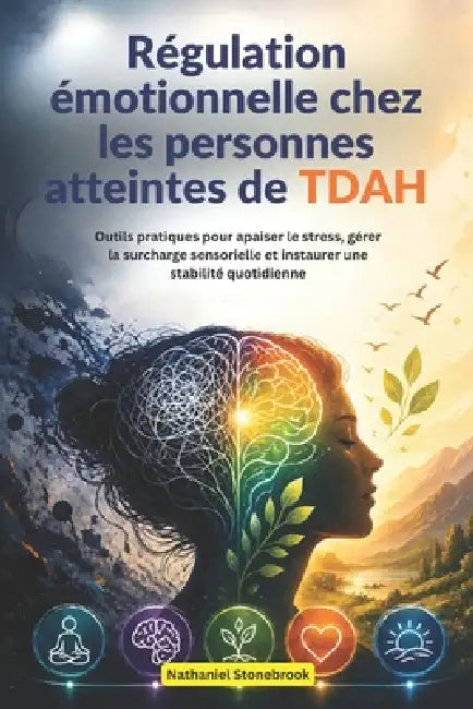 Régulation émotionnelle chez les personnes atteintes de TDAH: Outils pratiques pour apaiser le stress, gérer la surcharge sensorielle et instaurer une by Nathaniel Stonebrook