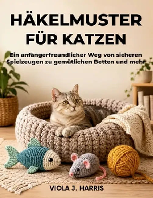 Häkelmuster für Katzen: Ein anfängerfreundlicher Weg von sicheren Spielzeugen zu gemütlichen Betten und mehr by Viola J. Harris