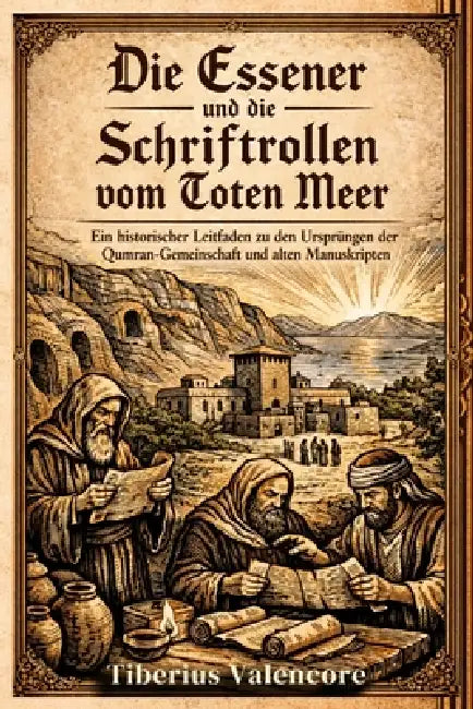 Die Essener und die Schriftrollen vom Toten Meer: Ein historischer Leitfaden zu den Ursprüngen der Qumran-Gemeinschaft und alten Manuskripten by Tiberius Valencore