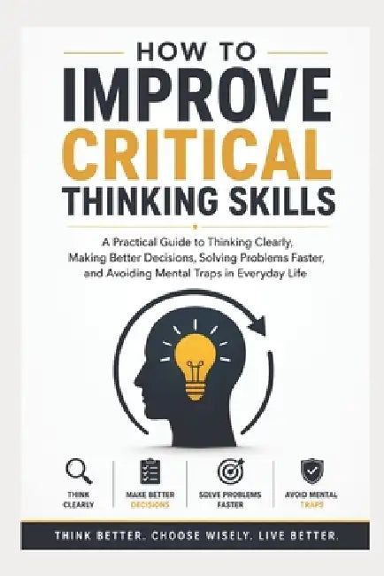 How To Improve Critical Thinking Skills: A Practical Guide to Thinking Clearly, Making Better Decisions, Solving Problems Faster, and Avoiding Mental by Kingswell Media Publishing