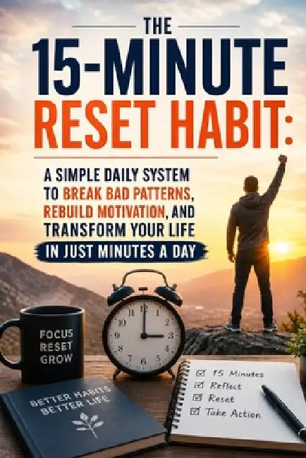 The 15-Minute Reset Habit: A Simple Daily System to Break Bad Patterns, Rebuild Motivation, and Transform Your Life in Just Minutes a Day by V. Rhea