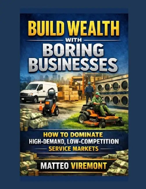 Build Wealth with Boring Businesses: How to Dominate High-Demand, Low-Competition Service Markets by Matteo Viremont