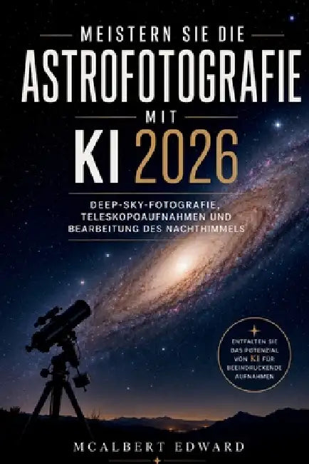 Meistern Sie die Astrofotografie mit KI 2026: Deep-Sky Fotografie, Teleskopaufnahmen und Bearbeitung des Nachthimmels by McAlbert Edward