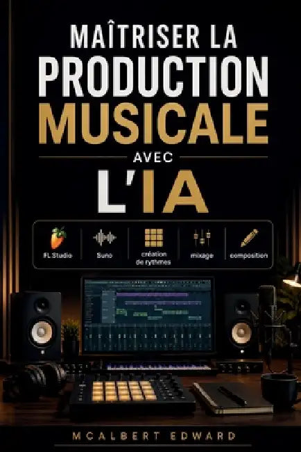 Maîtriser La Production Musicale Avec l'Ia: FL Studio, Suno, création de rythmes, mixage et composition by McAlbert Edward