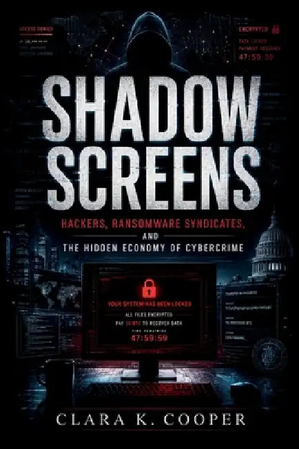 Shadow Screens: Hackers, Ransomware Syndicates, and the Hidden Economy of Cybercrime by Clara K. Cooper