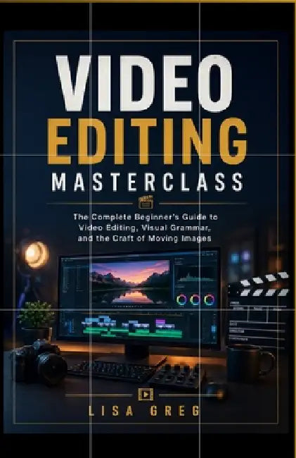 Video Editing Masterclass: FOR BEGINNERS: The Complete Beginner's Guide to Video Editing, Visual Grammar, and the Craft of Moving Images by Lisa Greg