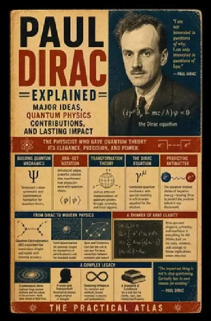 Paul Dirac Explained: Major Ideas, Quantum Physics Contributions, and Lasting Impact by The Practical Atlas