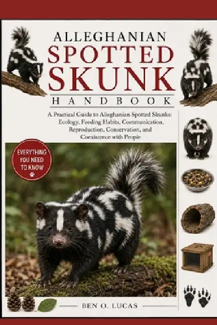 Alleghanian Spotted Skunk Handbook: A Practical Guide to Alleghanian Spotted Skunks: Ecology, Feeding Habits, Communication, Reproduction, Conservatio by Ben O. Lucas
