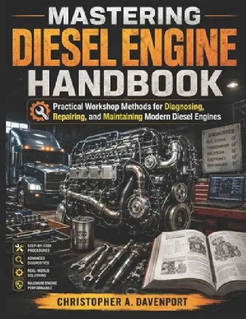 Mastering Diesel Engine Handbook: Practical Workshop Methods for Diagnosing, Repairing, and Maintaining Modern Diesel Engines by Christopher A. Davenport