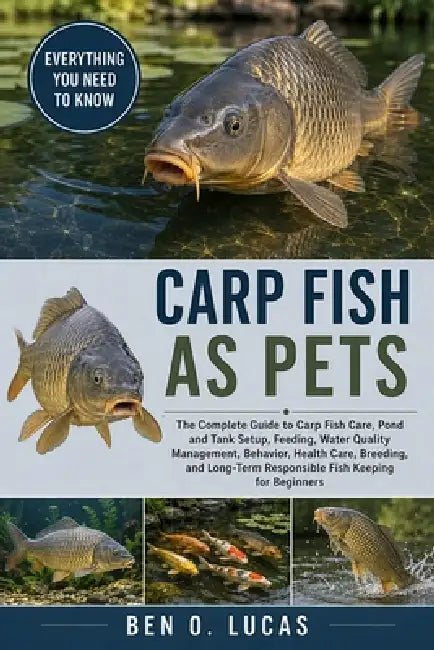 Carp Fish as Pets: The Complete Guide to Carp Fish Care, Pond and Tank Setup, Feeding, Water Quality Management, Behavior, Health Care, Breeding, and by Ben O. Lucas