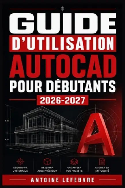 Guide d'Utilisation AutoCAD Pour Débutants 2026-2027: Un manuel de parcours structuré et détaillé pour une utilisation quotidienne et un succès à long by Antoine Lefebvre