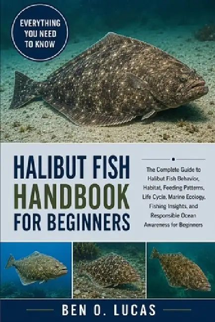 Halibut Fish Handbook for Beginners: The Complete Guide to Halibut Fish Behavior, Habitat, Feeding Patterns, Life Cycle, Marine Ecology, Fishing Insig by Ben O. Lucas