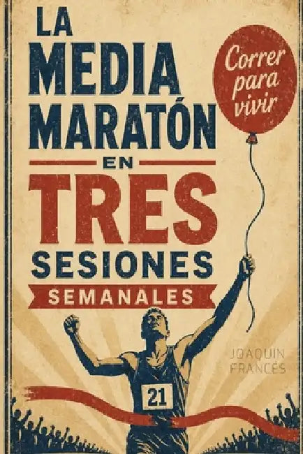 La media maratón en TRES sesiones semanales: Correr para vivir by Joaquín Francés