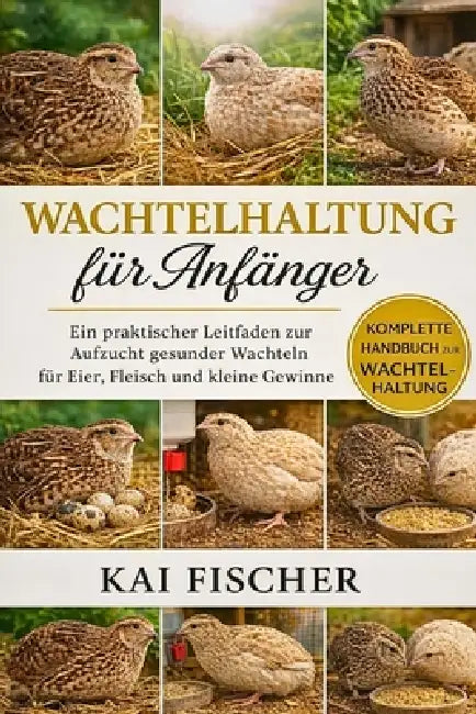 Wachtelhaltung für Anfänger: Ein praktischer Leitfaden zur Aufzucht gesunder Wachteln für Eier, Fleisch und kleine Gewinne by Kai Fischer