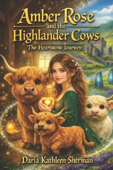 Amber Rose and the Highlander Cows: The Heartstone Journey by Daria Kathleen Sherman