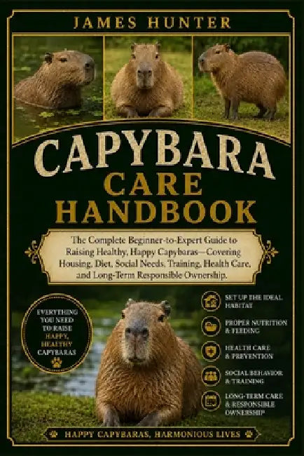 Capybara Care Handbook: The Complete Beginner-to-Expert Guide to ...