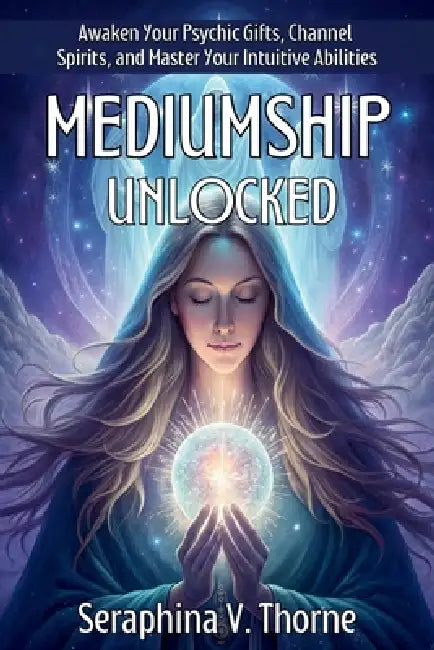 MEDIUMSHIP UNLOCKED. Awaken Your Psychic Gifts, Channel Spirits, and Master Your Intuitive Abilities: A Step-by-Step System to Awaken Clairvoyance, Ch by Seraphina V. Thorne