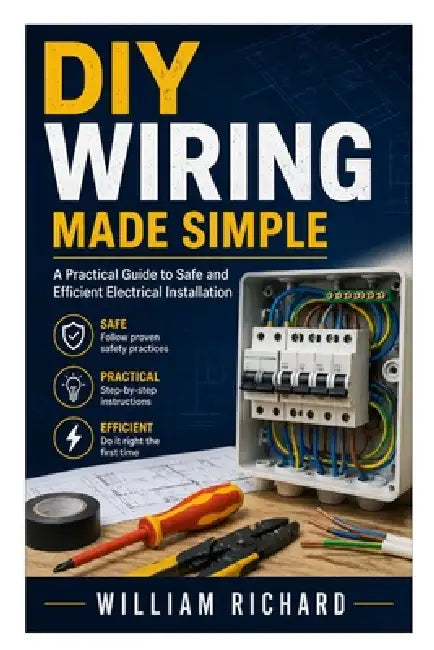 DIY Wiring Made Simple: A Practical Guide to Safe and Efficient Electrical Installation by William Richard