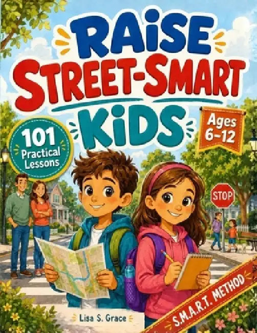 Raise Street-Smart Kids: The S.M.A.R.T. Method with 101 Practical Lessons for Ages 6-12 to Spot Tricky Situations, Say No, Ask for Help, and Stay Safe by Lisa S. Grace
