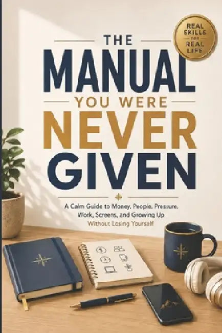 The Manual You Were Never Given: A Calm Guide to Money, People, Pressure, Work, Screens, and Growing Up Without Losing Yourself by Tova Rellin