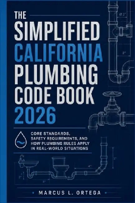 The Simplified California Plumbing Code Book 2026: Core Standards, Safety Requirements, and How Plumbing Rules Apply in Real-World Situations by Marcus L Ortega