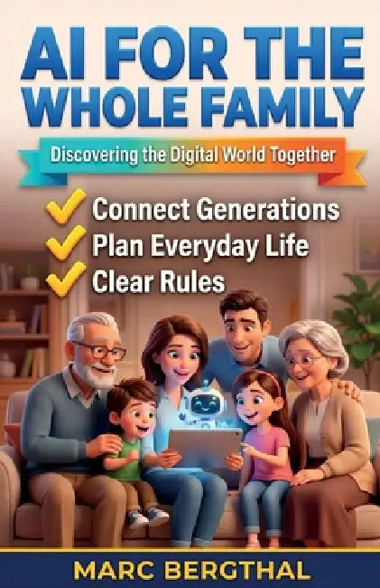 AI for the Whole Family: Discovering the Digital World Together: The Cross-Generational Practical Guide for Parents, Children, and Grandparents by Marc Bergthal