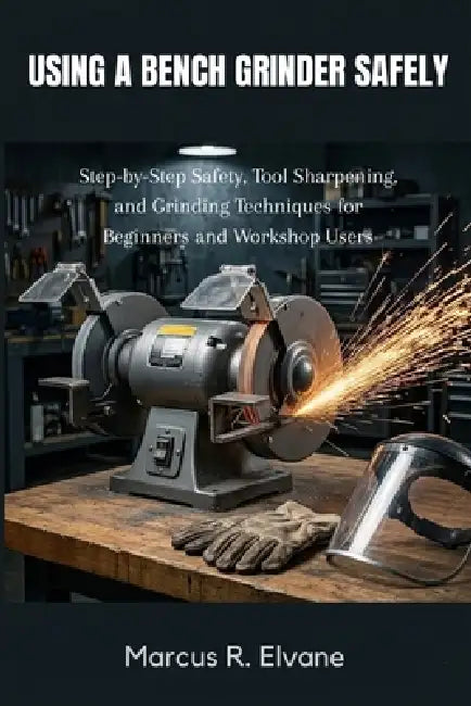 Using A Bench Grinder Safely: Step-by-Step Safety, Tool Sharpening, and Grinding Techniques for Beginners and Workshop Users by Marcus R. Elvane