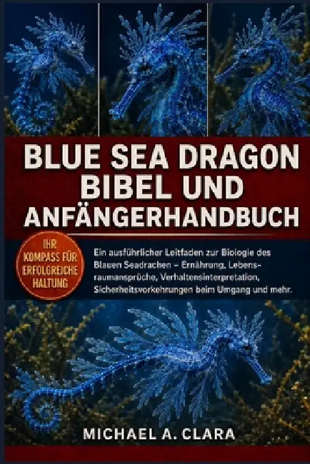 Blue Sea Dragon Bibel Und Anfängerhandbuch: Ein ausführlicher Leitfaden zur Biologie des Blauen Seadrachen - Ernährung, Lebensraumansprüche, Verhalten by Michael A. Clara
