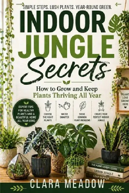 Indoor Jungle Secrets: How to Grow and Keep Plants Thriving All Year by Clara Meadow
