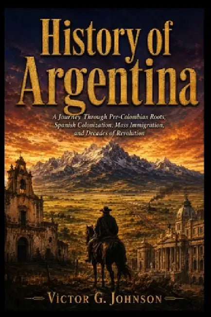 History of Argentina: A Journey Through Pre-Colombian Roots, Spanish Colonization, Mass Immigration, and Decades of Revolution by Victor G. Johnson