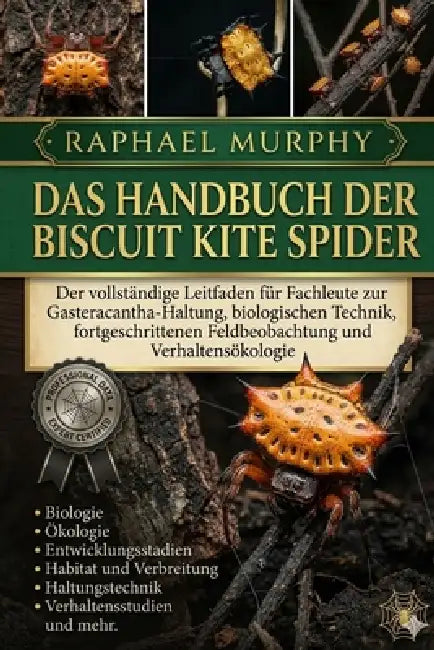 Das Handbuch Der Biscuit Kite Spider: Der vollständige Leitfaden für Fachleute zur Gasteracantha-Haltung, biologischen Technik, fortgeschrittenen Feld by Raphael Murphy