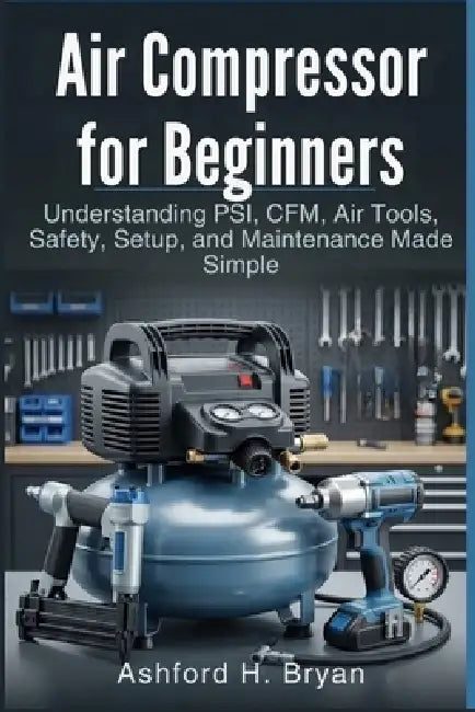 Air Compressor for Beginners: Understanding PSI, CFM, Air Tools, Safety, Setup, and Maintenance Made Simple by Ashford H. Bryan