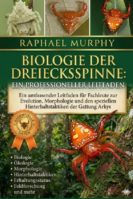 Biologie Der Dreiecksspinne: EIN PROFESSIONELLER LEITFADEN: Ein umfassender Leitfaden für Fachleute zur Evolution, Morphologie und den speziellen Hint by Raphael Murphy