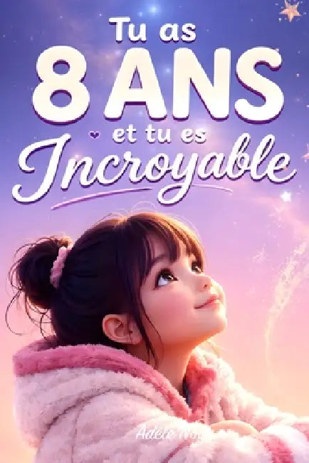Tu as 8 ans et tu es Incroyable: 20 histoires inspirantes pour aider les filles de 8 ans à prendre confiance, comprendre leurs émotions et oser être e by Adèle Nova